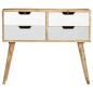 vidaXL Sideboard 85 x 40 x 71 cm Massivholz Mango vidaXL Sideboard 85 x 40 x 71 cm Massivholz Mango