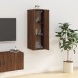 vidaXL TV-Wandschrank Braun Eichen-Optik 40x34,5x100 cm vidaXL TV-Wandschrank Braun Eichen-Optik 40x34,5x100 cm
