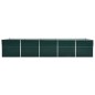 vidaXL Garten-Hochbeet Verzinkter Stahl 400x80x45 cm Grün vidaXL Garten-Hochbeet Verzinkter Stahl 400x80x45 cm Grün