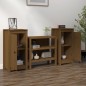 vidaXL Sideboards 2 Stk. Honigbraun 40x35x80 cm Massivholz Kiefer vidaXL Sideboards 2 Stk. Honigbraun 40x35x80 cm Massivholz Kiefer