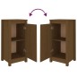 vidaXL Sideboards 2 Stk. Honigbraun 40x35x80 cm Massivholz Kiefer vidaXL Sideboards 2 Stk. Honigbraun 40x35x80 cm Massivholz Kiefer