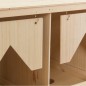 vidaXL 5er Legenest 117x33x38 cm Massivholz Kiefer vidaXL 5er Legenest 117x33x38 cm Massivholz Kiefer