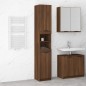 vidaXL Badschrank Braun Eichen-Optik 32x34x188,5 cm Holzwerkstoff vidaXL Badschrank Braun Eichen-Optik 32x34x188,5 cm Holzwerkstoff