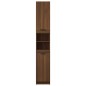 vidaXL Badschrank Braun Eichen-Optik 32x34x188,5 cm Holzwerkstoff vidaXL Badschrank Braun Eichen-Optik 32x34x188,5 cm Holzwerkstoff