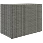 vidaXL Gartenschrank Grau 100x55,5x80 cm Poly Rattan vidaXL Gartenschrank Grau 100x55,5x80 cm Poly Rattan
