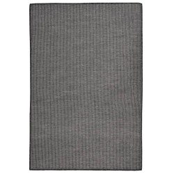 vidaXL Outdoor-Teppich Flachgewebe 120x170 cm Grau