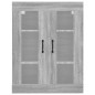 vidaXL Hängeschrank Grau Sonoma 69,5x34x90 cm