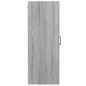 vidaXL Hängeschrank Grau Sonoma 69,5x34x90 cm