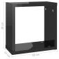 vidaXL Würfelregale 6 Stk. Hochglanz-Schwarz 30x15x30 cm vidaXL Würfelregale 6 Stk. Hochglanz-Schwarz 30x15x30 cm