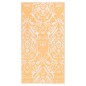 vidaXL Outdoor-Teppich Orange und Weiß 120x180 cm PP