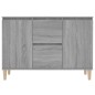 vidaXL Sideboard Grau Sonoma-Eiche 103,5x35x70 cm Holzwerkstoff vidaXL Sideboard Grau Sonoma-Eiche 103,5x35x70 cm Holzwerkstoff