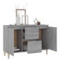 vidaXL Sideboard Grau Sonoma-Eiche 103,5x35x70 cm Holzwerkstoff vidaXL Sideboard Grau Sonoma-Eiche 103,5x35x70 cm Holzwerkstoff