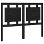 vidaXL Kopfteil Schwarz 125,5x4x100 cm Massivholz Kiefer vidaXL Kopfteil Schwarz 125,5x4x100 cm Massivholz Kiefer