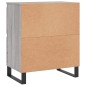 Sideboards 2 Stk. Grau Sonoma Holzwerkstoff Sideboards 2 Stk. Grau Sonoma Holzwerkstoff