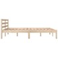 vidaXL Massivholzbett Kiefer 120x190 cm vidaXL Massivholzbett Kiefer 120x190 cm