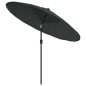 vidaXL Sonnenschirm mit Aluminium-Mast 270 cm Anthrazit vidaXL Sonnenschirm mit Aluminium-Mast 270 cm Anthrazit