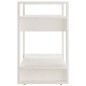 vidaXL Bücherregal/Raumteiler Weiß 60x35x57 cm Massivholz Kiefer vidaXL Bücherregal/Raumteiler Weiß 60x35x57 cm Massivholz Kiefer