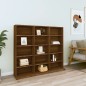 vidaXL CD-Regal Braun Eichen-Optik 102x23x89,5 cm Holzwerkstoff vidaXL CD-Regal Braun Eichen-Optik 102x23x89,5 cm Holzwerkstoff