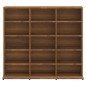 vidaXL CD-Regal Braun Eichen-Optik 102x23x89,5 cm Holzwerkstoff vidaXL CD-Regal Braun Eichen-Optik 102x23x89,5 cm Holzwerkstoff