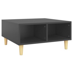 vidaXL Couchtisch Grau 60x60x30 cm Holzwerkstoff