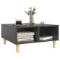 vidaXL Couchtisch Grau 60x60x30 cm Holzwerkstoff vidaXL Couchtisch Grau 60x60x30 cm Holzwerkstoff