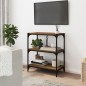 vidaXL Bücherregal Braun Eichen-Optik 60x33x70,5cm Holzwerkstoff Stahl vidaXL Bücherregal Braun Eichen-Optik 60x33x70,5cm Holzwerkstoff Stahl