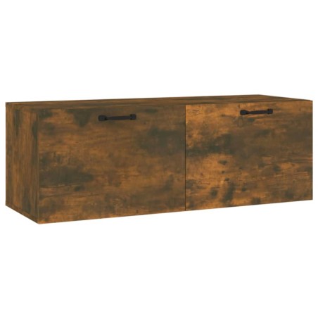 vidaXL Wandschrank Räuchereiche 100x36,5x35 cm Holzwerkstoff