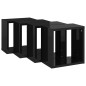 vidaXL Würfelregale 4 Stk. Hochglanz-Schwarz 26x15x26 cm vidaXL Würfelregale 4 Stk. Hochglanz-Schwarz 26x15x26 cm