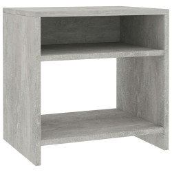 vidaXL Nachttisch Betongrau 40x30x40 cm Holzwerkstoff