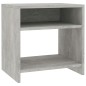vidaXL Nachttisch Betongrau 40x30x40 cm Holzwerkstoff vidaXL Nachttisch Betongrau 40x30x40 cm Holzwerkstoff