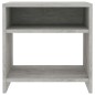 vidaXL Nachttisch Betongrau 40x30x40 cm Holzwerkstoff vidaXL Nachttisch Betongrau 40x30x40 cm Holzwerkstoff