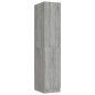 vidaXL Apothekerschrank Grau Sonoma 30x42,5x150 cm Holzwerkstoff