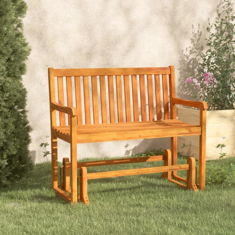 vidaXL Garten-Schaukelbank 110 cm Massivholz Akazie vidaXL Garten-Schaukelbank 110 cm Massivholz Akazie