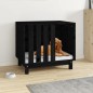vidaXL Hundehütte Schwarz 70x50x62 cm Massivholz Kiefer vidaXL Hundehütte Schwarz 70x50x62 cm Massivholz Kiefer
