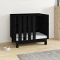 vidaXL Hundehütte Schwarz 70x50x62 cm Massivholz Kiefer vidaXL Hundehütte Schwarz 70x50x62 cm Massivholz Kiefer