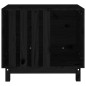 vidaXL Hundehütte Schwarz 70x50x62 cm Massivholz Kiefer vidaXL Hundehütte Schwarz 70x50x62 cm Massivholz Kiefer