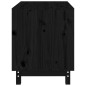 vidaXL Hundehütte Schwarz 70x50x62 cm Massivholz Kiefer vidaXL Hundehütte Schwarz 70x50x62 cm Massivholz Kiefer