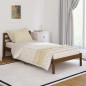 vidaXL Massivholzbett Kiefer 90x200 cm Honigbraun vidaXL Massivholzbett Kiefer 90x200 cm Honigbraun