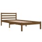 vidaXL Massivholzbett Kiefer 90x200 cm Honigbraun vidaXL Massivholzbett Kiefer 90x200 cm Honigbraun
