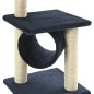 vidaXL Katzen-Kratzbaum Sisal 65 cm Dunkelblau vidaXL Katzen-Kratzbaum Sisal 65 cm Dunkelblau