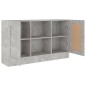 vidaXL Sideboard Betongrau 120x30,5x70 cm Holzwerkstoff vidaXL Sideboard Betongrau 120x30,5x70 cm Holzwerkstoff