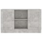 vidaXL Sideboard Betongrau 120x30,5x70 cm Holzwerkstoff vidaXL Sideboard Betongrau 120x30,5x70 cm Holzwerkstoff