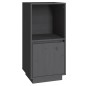 vidaXL Sideboard Grau 38x35x80 cm Massivholz Kiefer vidaXL Sideboard Grau 38x35x80 cm Massivholz Kiefer