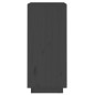 vidaXL Sideboard Grau 38x35x80 cm Massivholz Kiefer vidaXL Sideboard Grau 38x35x80 cm Massivholz Kiefer