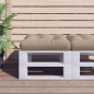 Palettenkissen Taupe 60x61,5x10 cm Stoff Palettenkissen Taupe 60x61,5x10 cm Stoff