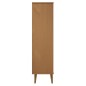 vidaXL Bücherregal MOLDE Braun 60x35x133,5 cm Massivholz Kiefer vidaXL Bücherregal MOLDE Braun 60x35x133,5 cm Massivholz Kiefer