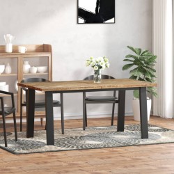 vidaXL Esstisch Akazienholz Massiv 170 x 90 cm