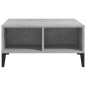 vidaXL Couchtisch Betongrau 60x60x30 cm Holzwerkstoff vidaXL Couchtisch Betongrau 60x60x30 cm Holzwerkstoff
