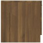 vidaXL Nachttisch Braun Eiche 40x39x40 cm vidaXL Nachttisch Braun Eiche 40x39x40 cm