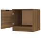vidaXL Nachttisch Braun Eiche 40x39x40 cm vidaXL Nachttisch Braun Eiche 40x39x40 cm